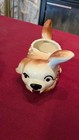 VINTAGE 1950's CALIFORNIA POTTERY HAND PAINTED CERAMIC COCKER SPANIEL PLANTER — photo 4