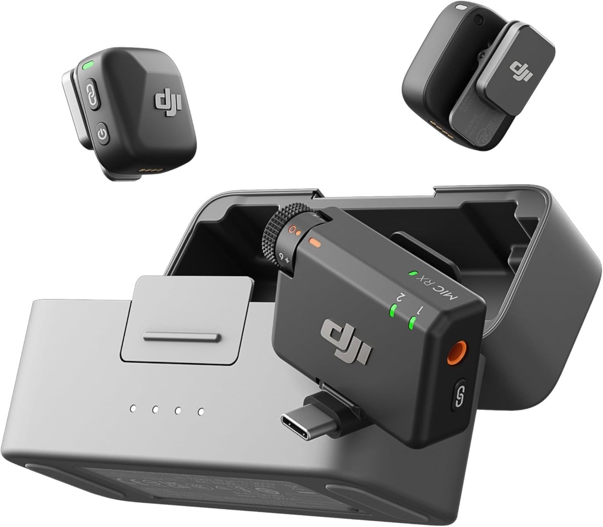 DJI Mic Mini (2 TX + 1 RX + Charging Case) (Certified Refurbished