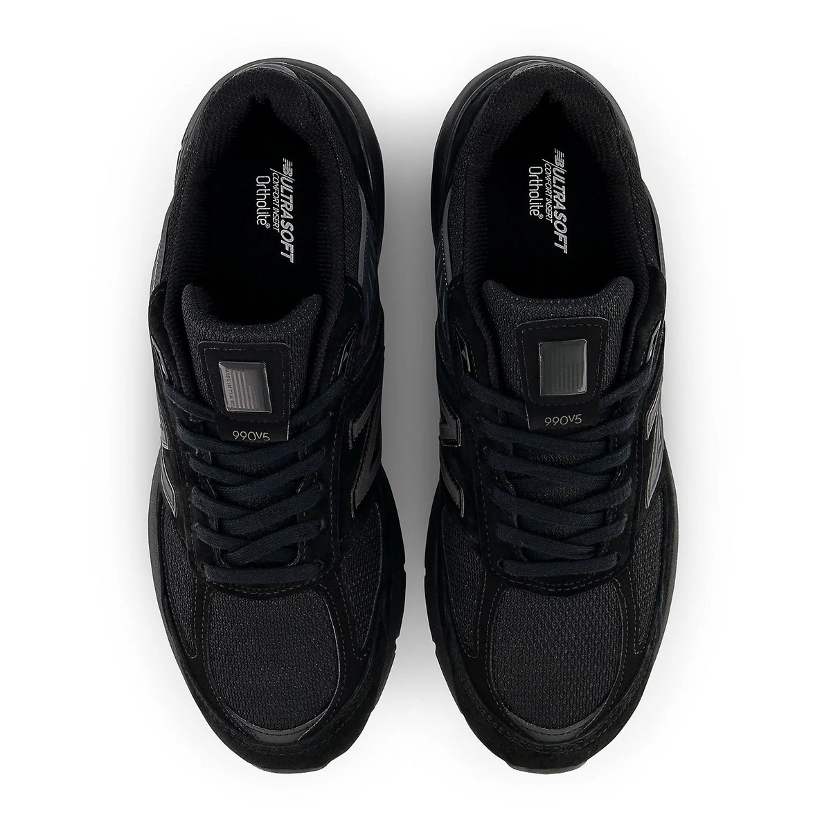 Size 8.5 - New Balance 990v5 Made in USA Triple Black for sale 