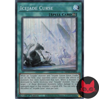 Yugioh Eisjadenfluch MP23-DE094 Super Rare 1. Auflage NM