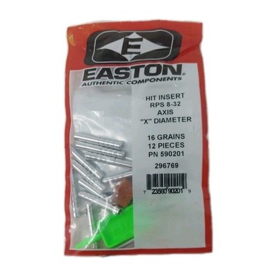 Easton X Arrow Inserts HIT RPS 8-32 w/ Tool 590201: FMJ & Axis 5mm 300 340 400