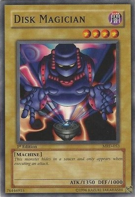 Disk Magician MRD-053 Common / Short Print Metal Raiders Yu-Gi-Oh Unlimited DMG