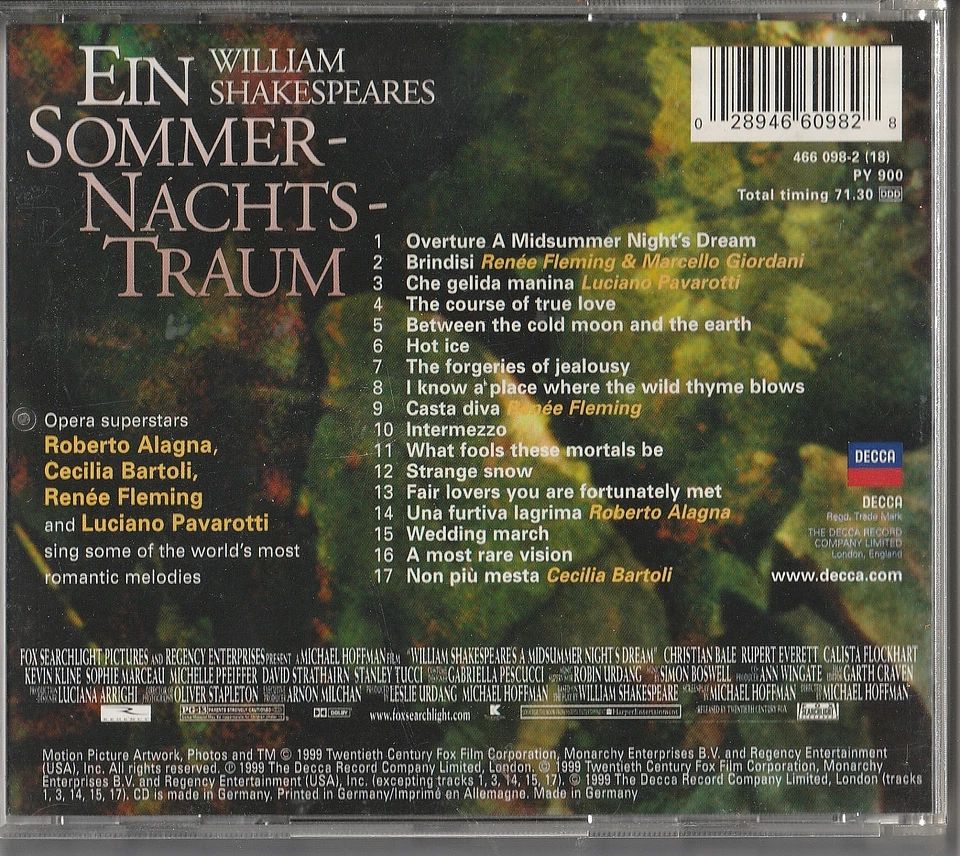 SIMON BOSWELL - Ein Sommernachtstraum - CD - Bild 2 von 2