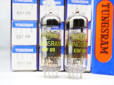 1x EBF89 6DC8 7125 6FD12 Tungsram Neu / NEW in Box NIB TUBE RÖHRE Valvola - Bild 1 von 2