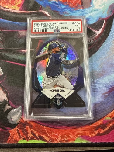 2020 TOPPS BEN BALLER CHROME DIAMOND DIE-CUT FERNANDO TATIS JR. PSA 9