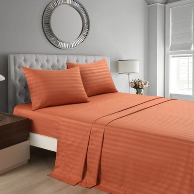 3/4 Pcs Luxury Stripe Bed Sheets Set 35000