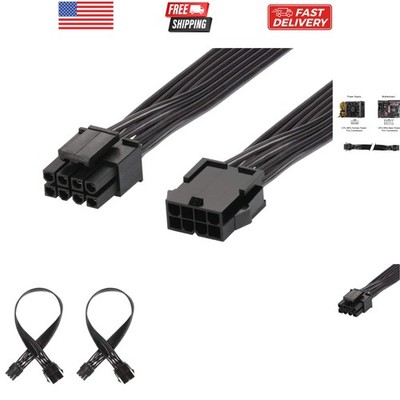 EPS 8 Pin Power Extension Cable, ATX CPU 8 Pin Female to 84+4 Pin Male EPS Ex...
