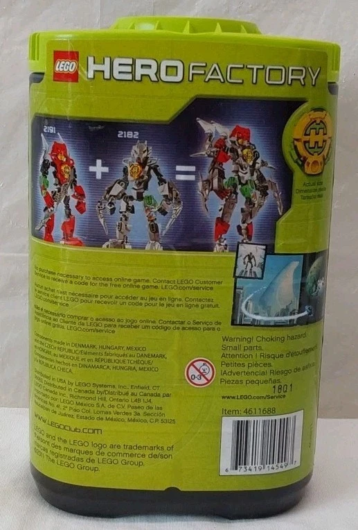 LEGO Hero Factory Furno 3.0 28 Pcs. Set #2191 - 2011. New And Sealed. - Image 3 of 4