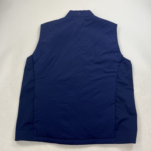 NEW Holderness & Bourne The King Blue Performance Vest Golf Size XL Company Logo - Picture 4 of 8