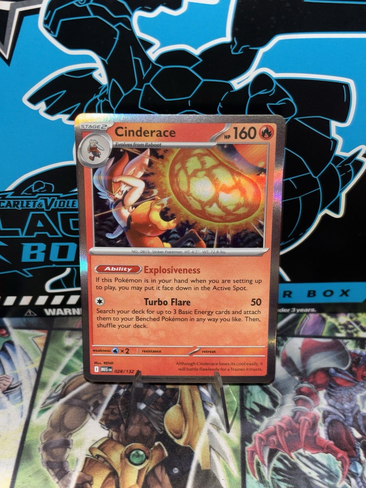 Cinderace 028/132 Me01: Mega Evolution Holo