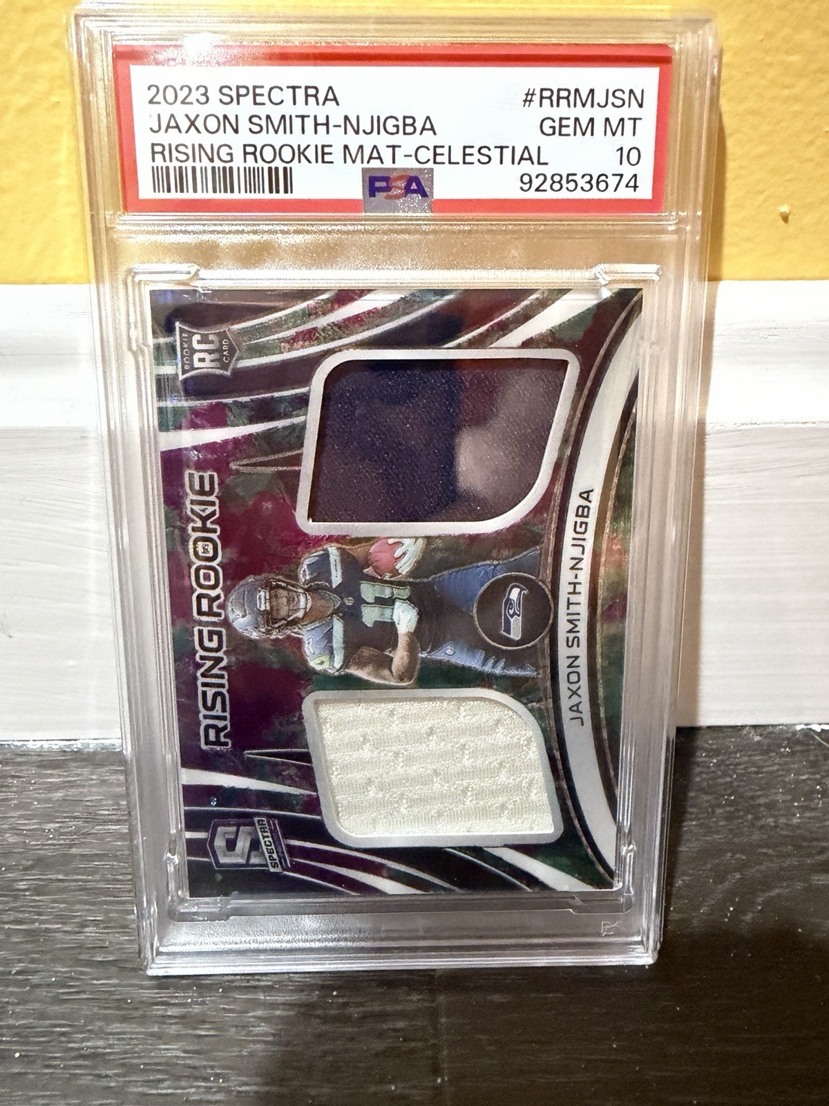 Jaxon Smith-Njigba Panini Spectra Rising Rookie Materials #RRMJSN Base
