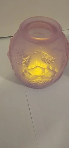 Fenton Wild Roses Fairy Lamp Top Shade Only Lavender