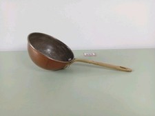 Vintage Copper Ladle 400ml, Measure Scoop Brass Handle, Feed Seed Grain #295