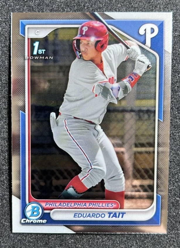 2024 Bowman Chrome #BCP-164 1st Bowman Eduardo Tait Philadelphia Phillies