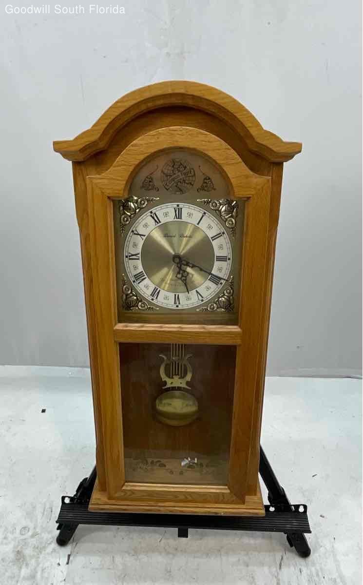 Antique Daniel Dakota Quartz Westminster Wall Hanging Clock Not Tested