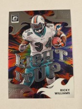 Panini Donruss Optic Ricky Williams #16 Miami Dolphins Light It Up Insert