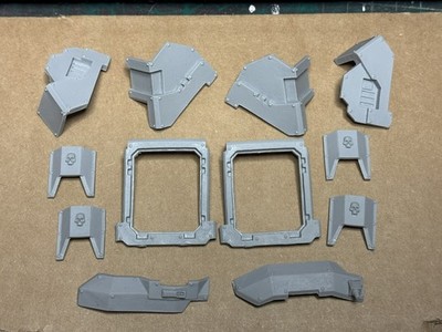 Warhammer 40,000/40k Forge World Space Marine Rhino Extra Armour OOP 
