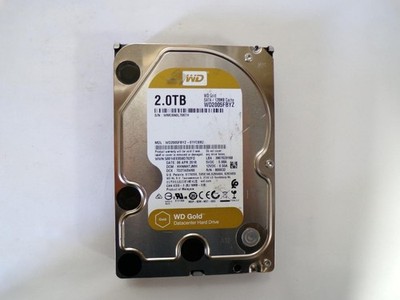WESTERN DIGITAL 2TB GOLD DATACENTER HDD SATA 128MB WD2005FBYZ-01YCBB2 (J108)