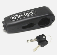 Motorbike Handlebar Throttle Security Lock Bar Grip Brake Lever Anit-theft Lock