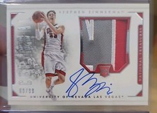 2016 Stephen Zimmerman Auto Relic from UNLV