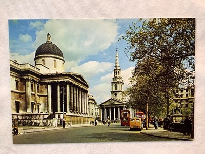 St. Martin auf den Feldern und die National Gallery London J Arthur Dixon Postkarte