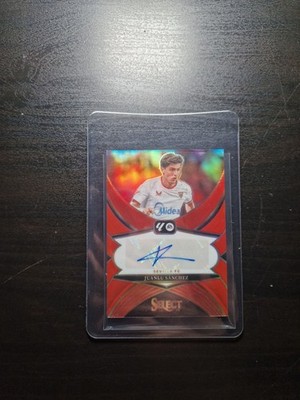 2024-25 Panini Select La Liga Juanlu Sanchez Red Prizm Auto Sevilla RC
