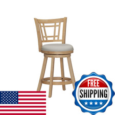 Hillsdale Fairfox 24.5 Wood Swivel Counter Height Stool Natural 5636-826