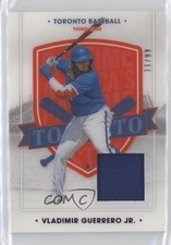 2021 Chronicles America's Pastime Swatches Blue 11/99 Vladimir Guerrero Jr 00d2