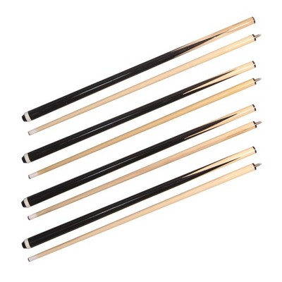 Pool Sticks Billiard Cues 2-Piece 58 Inch Pool Table Sticks 19 oz 13mm Glue-o...