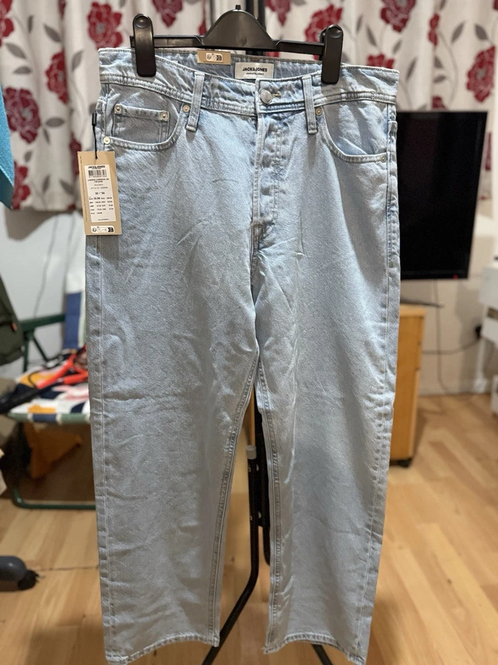 Jeans Jack & Jones JJEddie Original SQ – W30 L30 – Jeans azul claro - Imagem 2 de 4