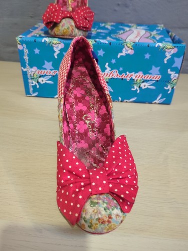 Irregular Choice Ic Oz Bow Floral Court 4" Heels UK 5 With Box - Bild 15 von 20
