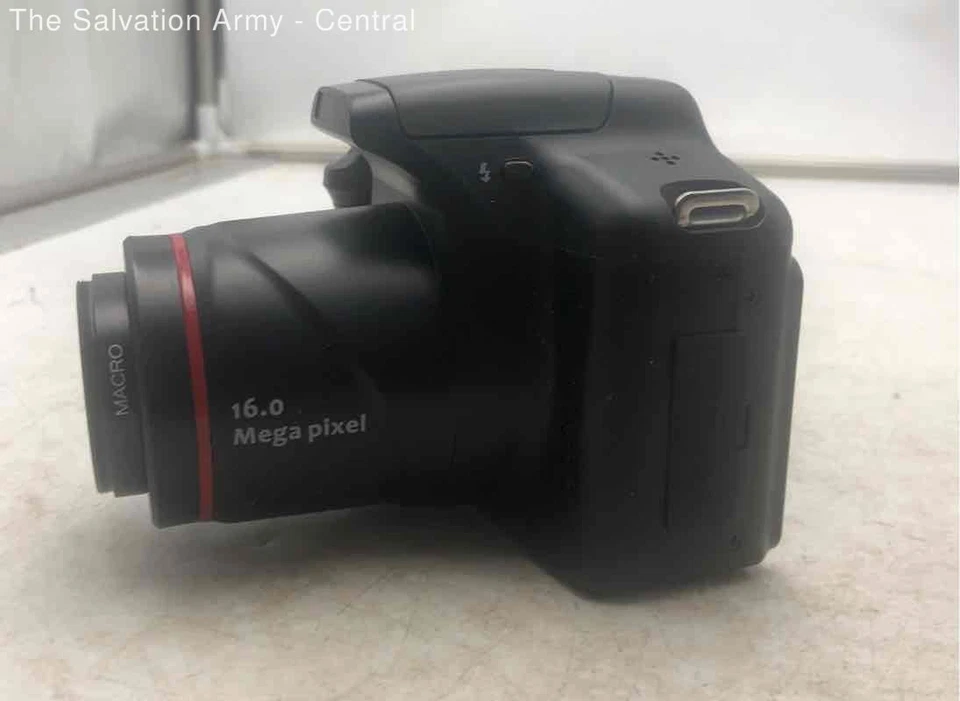 Black 16.0-Megapixel Auto Focus SLR Digital Camera and Macro Lens - Image 2 of 4