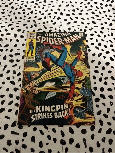 The Amazing Spider-Man 1970 Marvel Comic Book #84 May The Kingpin Strikes Back!