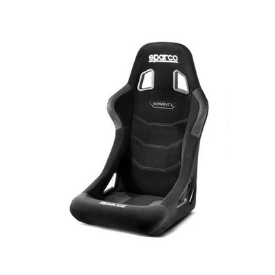 Sparco BRR0005B0K0100N Sprint-L Series Racing Seat Black Fabric