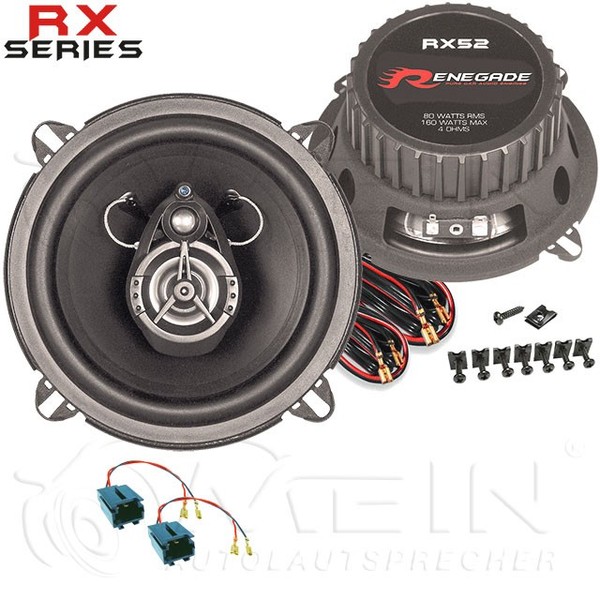 Renegade Auto Lautsprecher FüR Citroen C3 Pluriel 2003-2010 Heck Hinten #ABU6-image