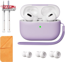 Airpods Pro 2Nd Generation Case Cover, Full Protective Soft Silicone, with Clean