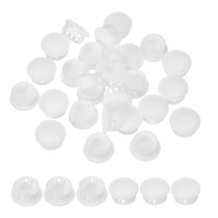 "19 Mm/3/4\" Kunststoff-Lochstopfen, 50Er-Pack Flush-Typ Runde Stecker, Weiß"