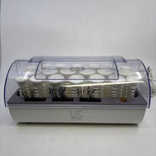 Vidal Sassoon ProSetter20 VS321 Hot Rollers/Curlers 3 Sizes Clips TESTED EUC