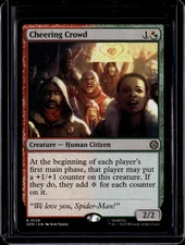 Cheering Crowd - 126 - SPM - NM - MTG Magic the Gathering