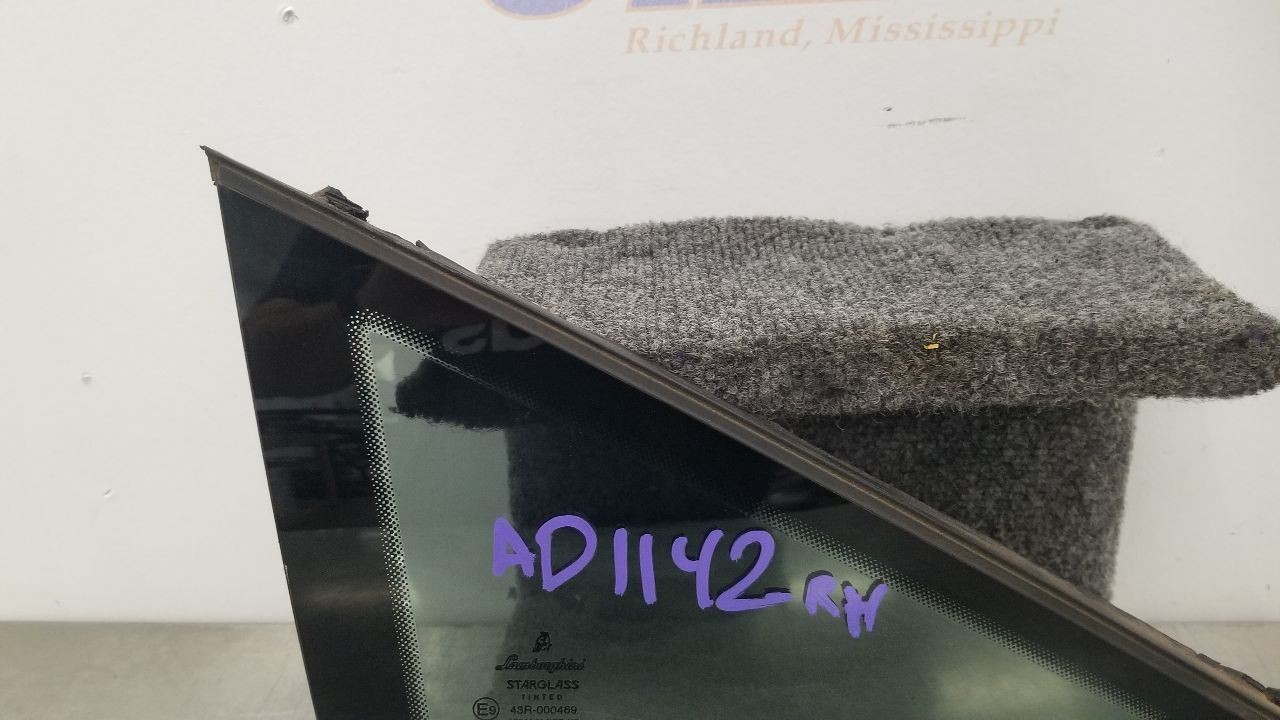04 LAMBORGHINI GALLARDO PILLAR GLASS RIGHT PASSENGER