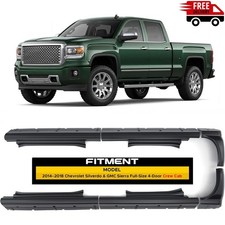 Rocker Panel Cab Corners Fit 2014-2018 Chevy Silverado Gmc Sierra Crew Cab Pair