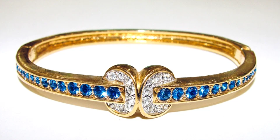 JBK Pulsera LOVE NUDO TONO DORADO CAMROSE & KROSS BRAZALETE PULSERA AZUL TRANSPARENTE Foto 3 de 4