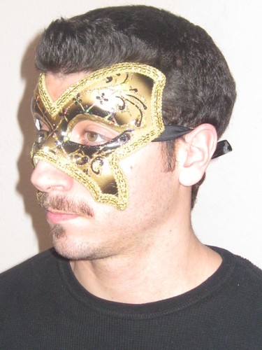 VENETIAN MARDI GRAS MASQUERADE BALL MASK & PARTY MASKS - Picture 4 of 4