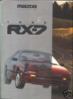 1986 Mazda RX7  Sales Catalog - Picture 1 of 1