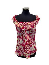 LOVE MOSCHINO TOP JERSEY SHIRT WOMEN VINTAGE JHB82