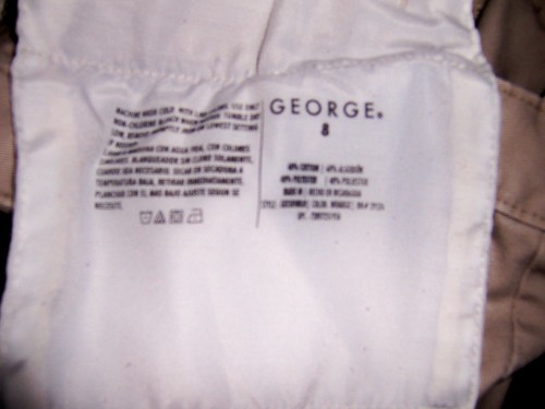 2 pair Boys GEORGE Sz 8 UNIFORM Khakis SCHOOL Pants EUC - Picture 4 of 5