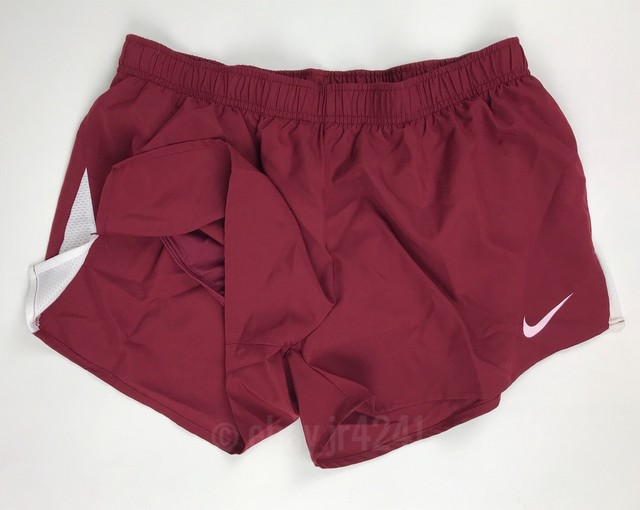 Nike Dry City Core Running Short Women's Medium Mesh Liner Red Maroon 897024 for sale online | eBay