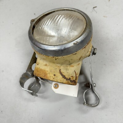 Vintage Yamaha Enduro? Headlight Head Light Lamp Yellow - READ - LN