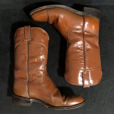 Vintage 70s WRANGLER Western Leather Cowboy Boots Womens 5.5  display picture 2