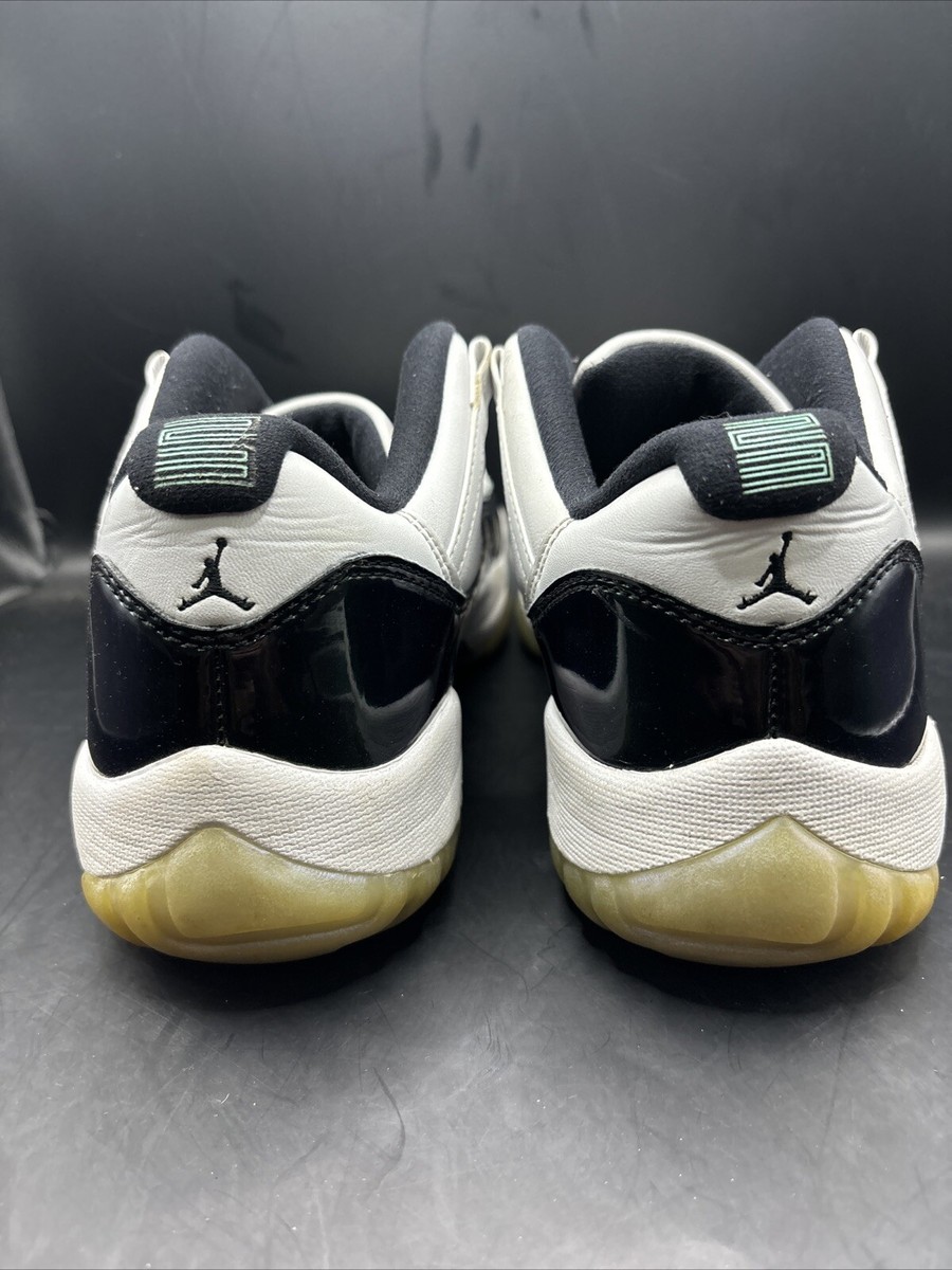 Nike Air Jordan 11 Retro Low White/Black-Emerald Rise 528895-145